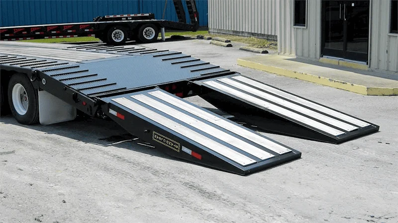 2 Axles Low Bed Semi Trailer-xj-3