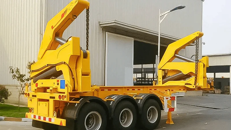 3 Axle Side Loader Semi Trailer-xj-2