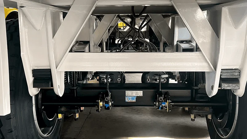 3 Axles Flatbed Semi Trailer-21