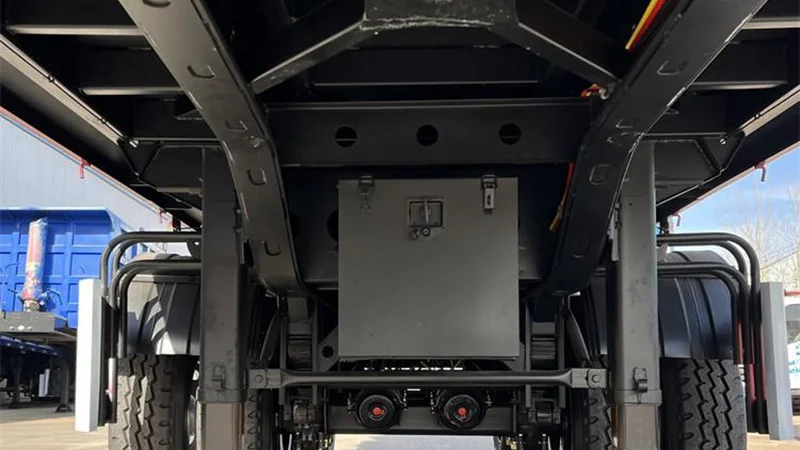 4 axle tipper semi trailer-xj