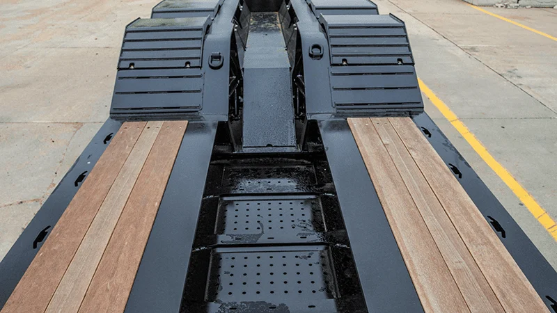4 Axle Low Bed Semi Trailer-xj-1