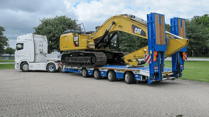 4 Axles Low Bed Semi Trailer-xj-5