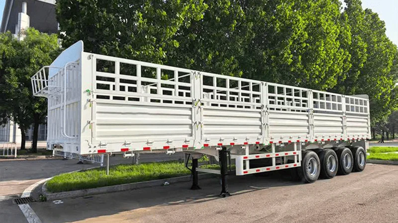 4 Axles Cargo Semi Trailer-xj-2