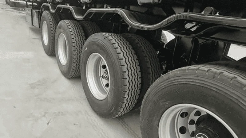 4 Axles Cargo Semi Trailer-xj-5