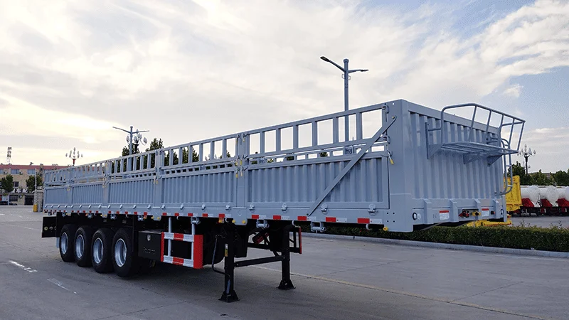 4 axles cargo semi trailer-1