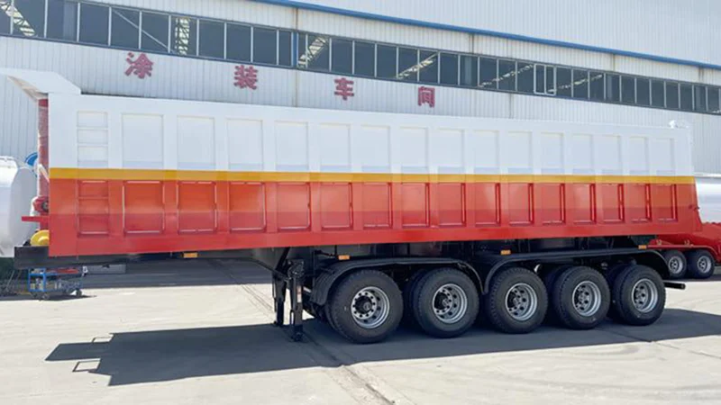 5 Axle 80T Tipper Semi Trailer-xj