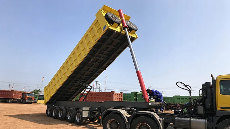 5 Axle 80T Tipper Semi Trailer-xj