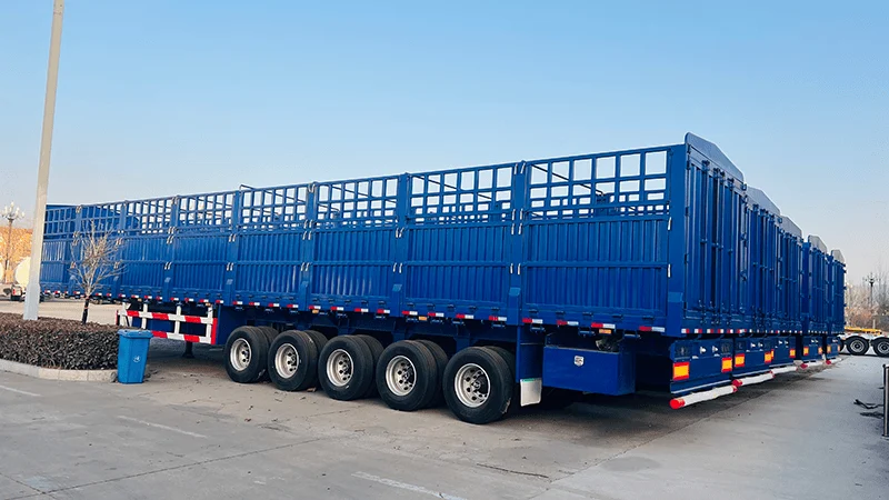 5 axle fence semi trailer