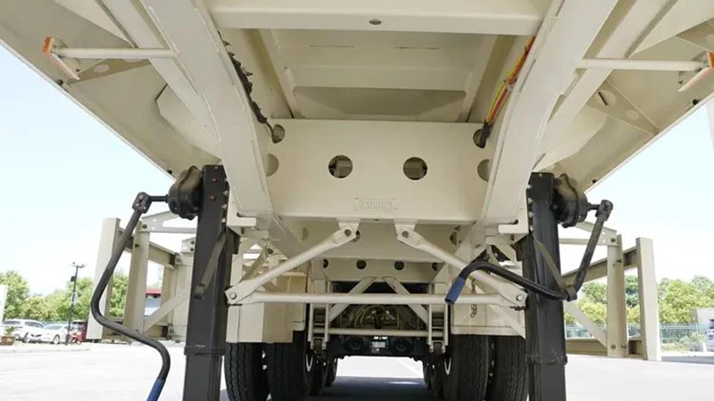 4 axle tipper semi trailer-xj