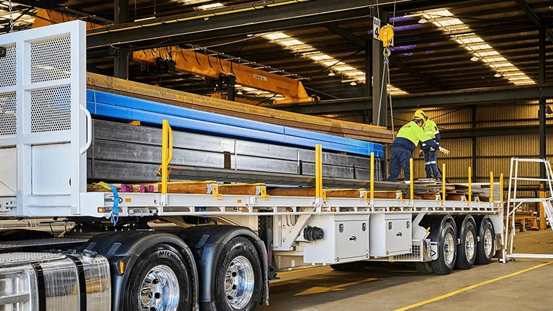 3 Axles Extendable Flatbed Semi-Trailer-xj